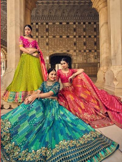 Tathastu 5400 Series Designer Silk Wedding Lehenga Choli Collection